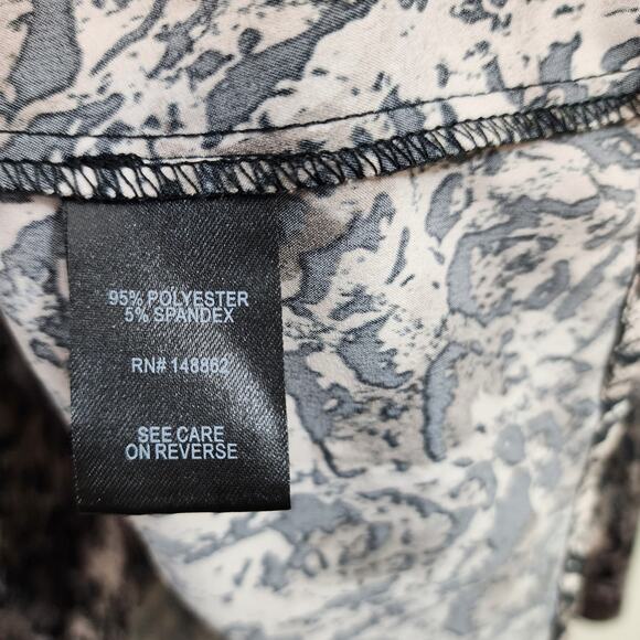 Torrid satin animal print midi pull on elastic waist skirt woman's size 2XL - Picture 7 of 8